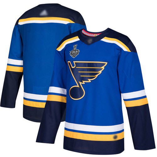 NHL St. Louis Blues Trikot Blank Blau Heim 2019 Stanley Cup Final